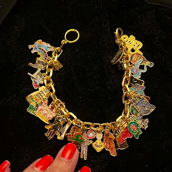 WIZARD OF OZ 34 Character Charm Bracelet by BRADFORD EXCHANGE NIB - Picture 13 of 15